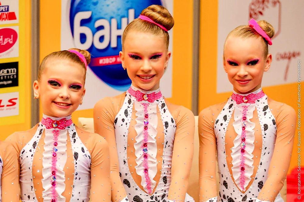 Hairstyles for gymnasts