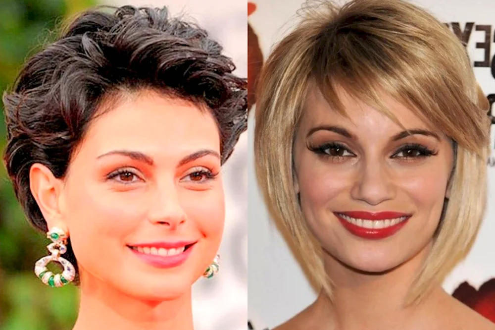 Bob haircut for pear-shaped face