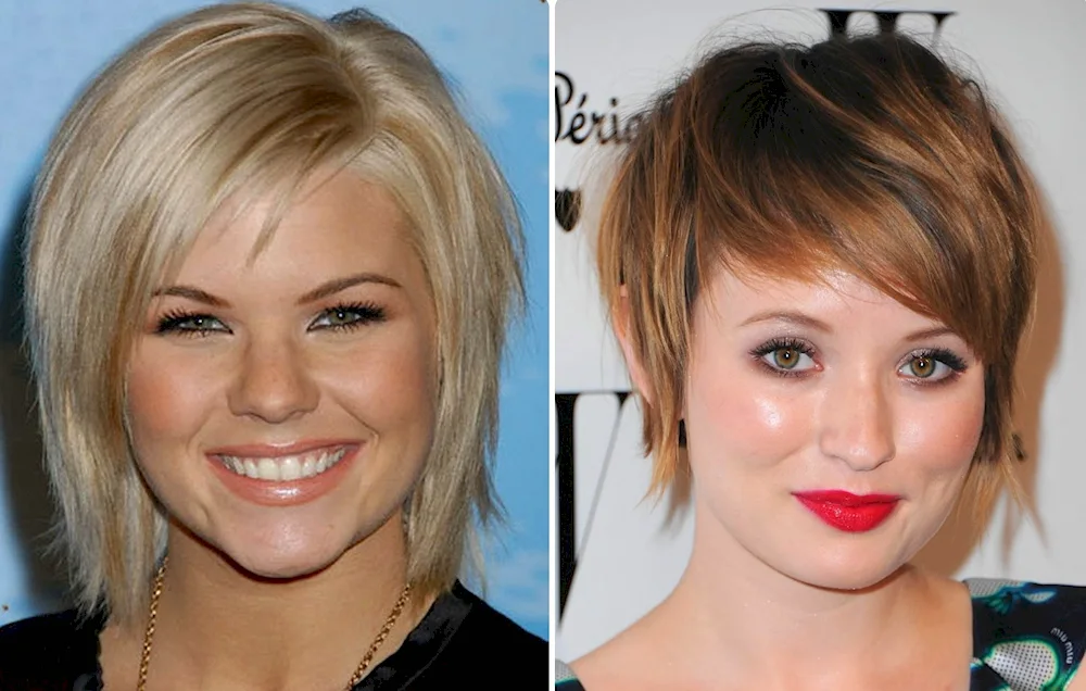 Hairstyles for round face