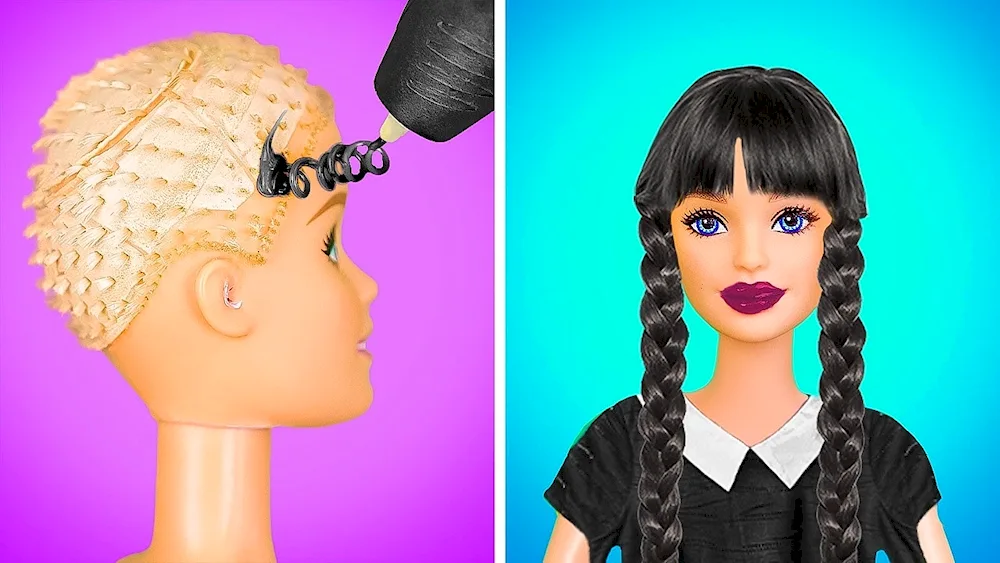 Lifhacks for Barbie dolls hair