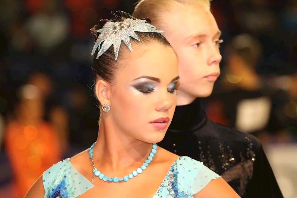 Latin American dance hairstyles.