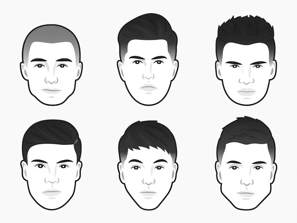 Haircuts for heart-shaped face for men