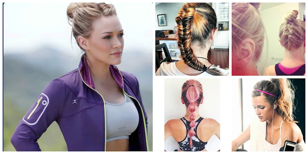 Sports hairstyles for girls