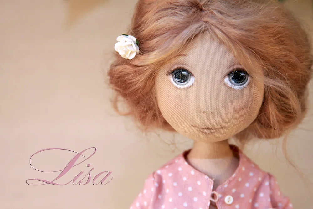 Hairstyles for textile dolls