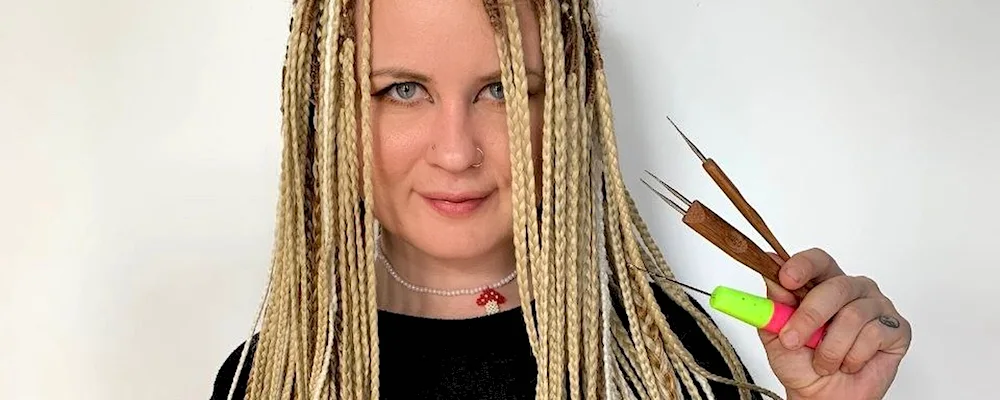 Dreadlock curls hairstyles