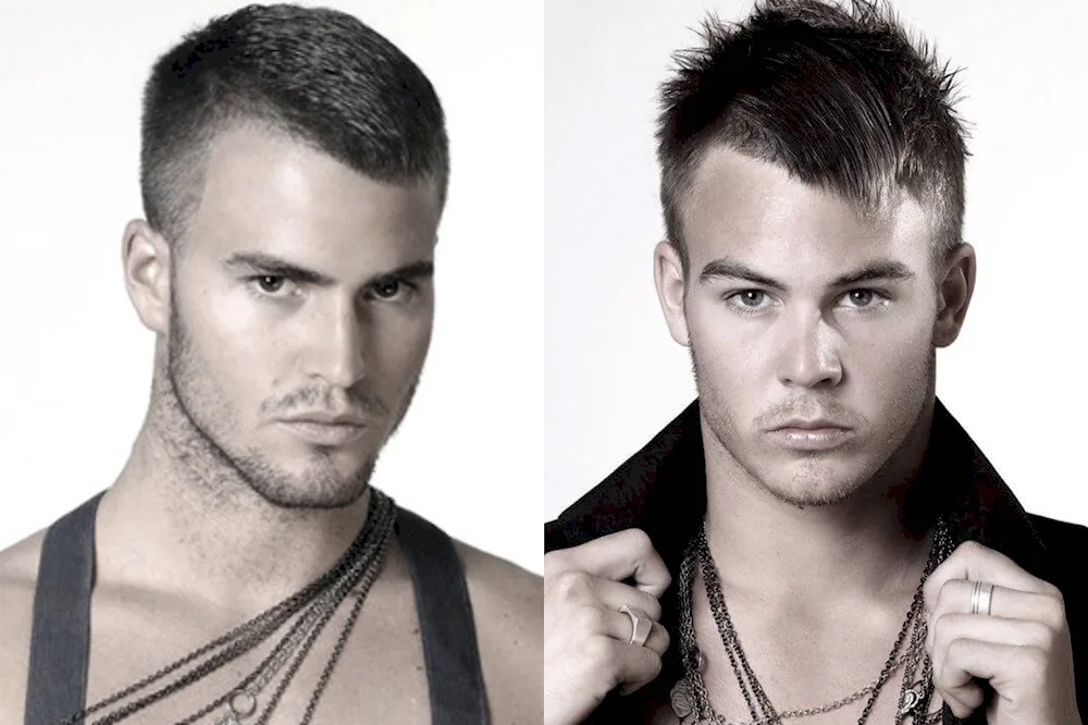 Men's short fashionable hairstyles