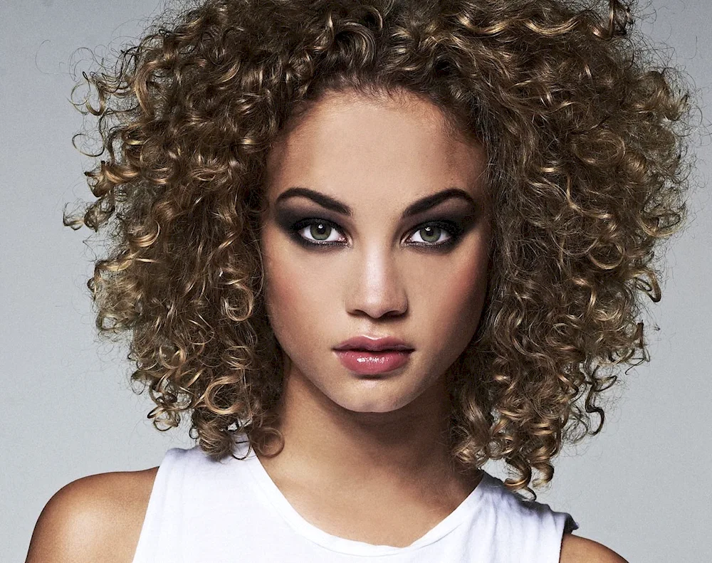 Afro hairstyles on Afro curls