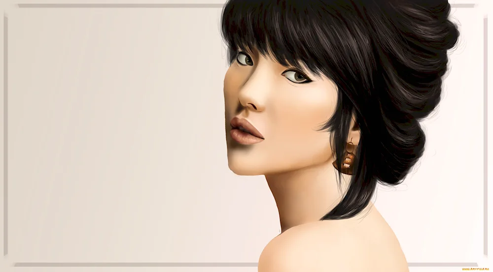 Haircuts on Asian face female