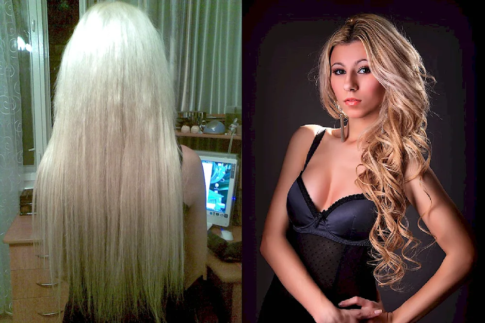 Long hair extensions