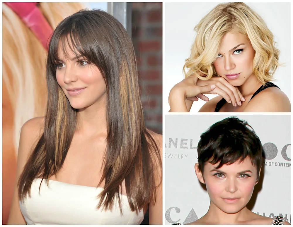 Haircuts for skinny face long hair
