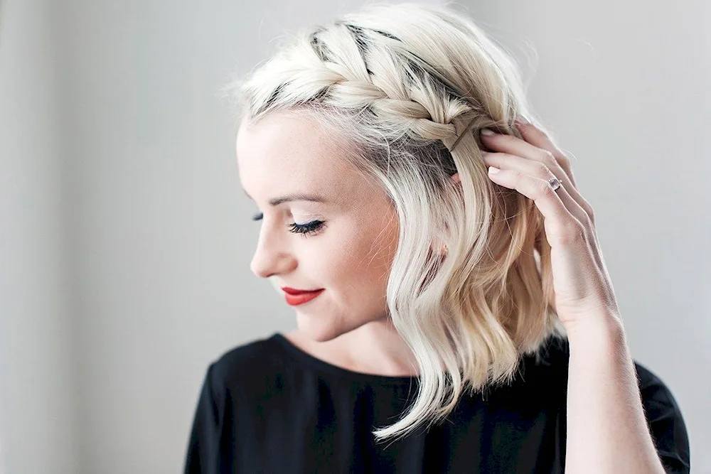 Braid hairstyles for short hair