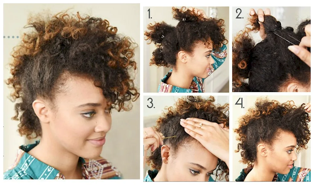 Curly hairstyles on curly hair