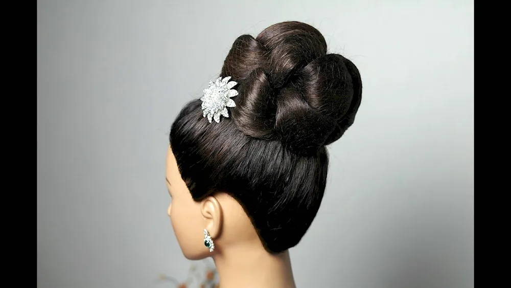 Ballroom dance hairstyle