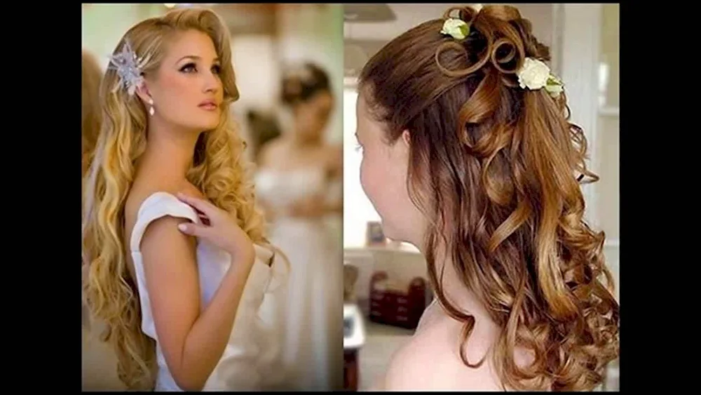 Bloose hairstyles with a bow