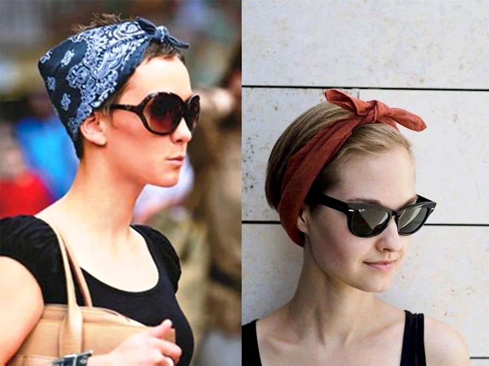 Hairstyles with bandana
