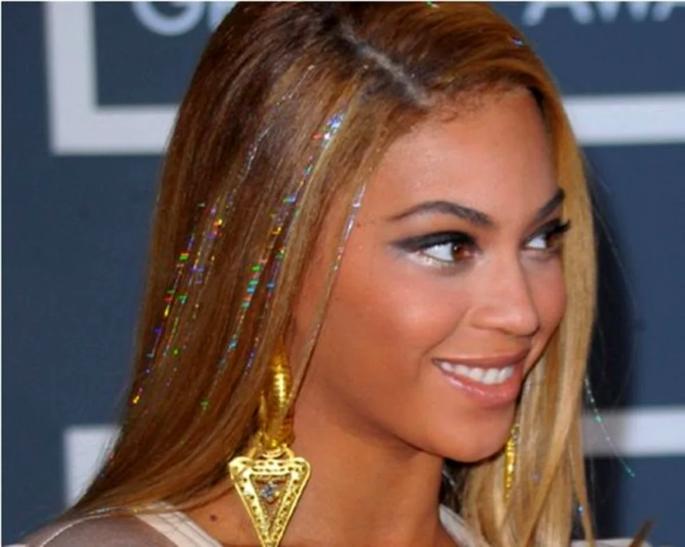 Glitter hairstyles