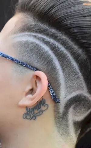 Hairstyles with shaved back of head