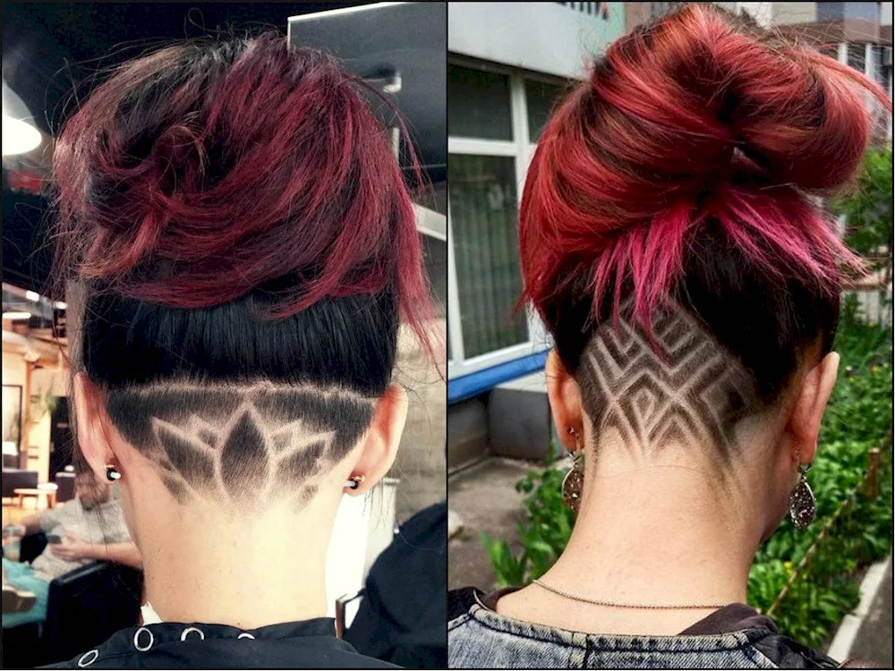 Haircuts with shaved nape