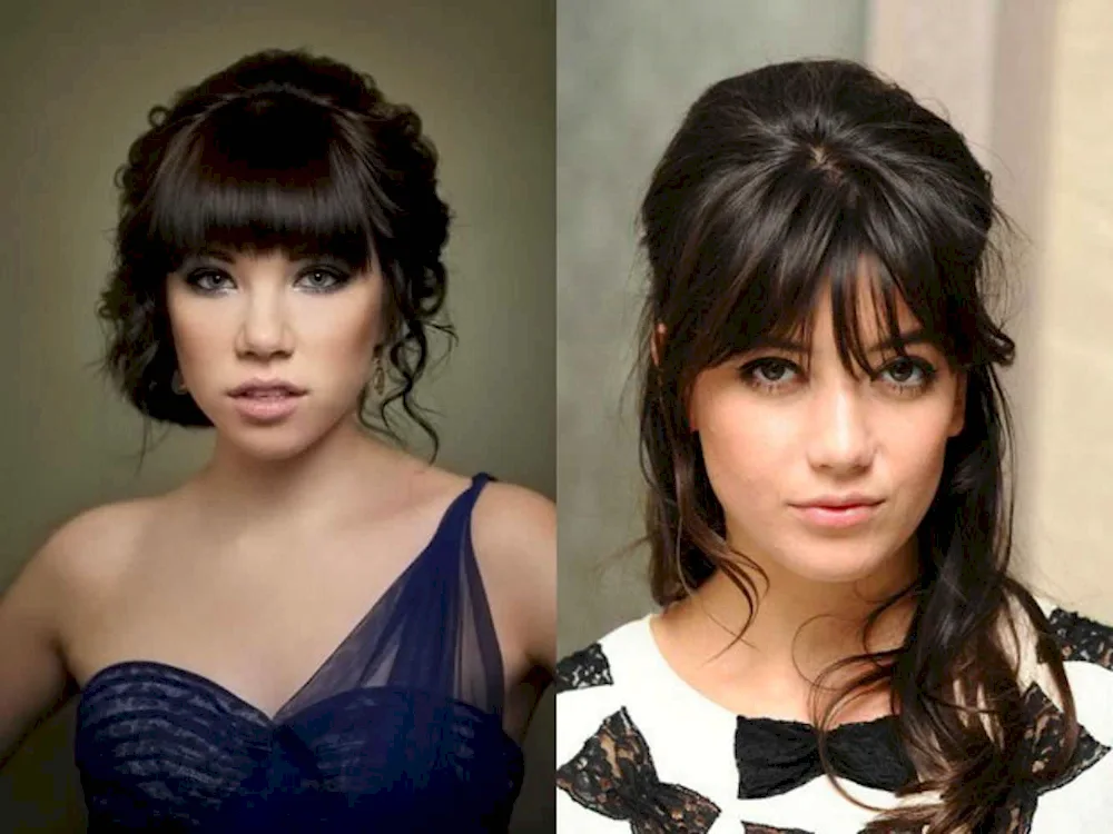 Hairstyles with bangs