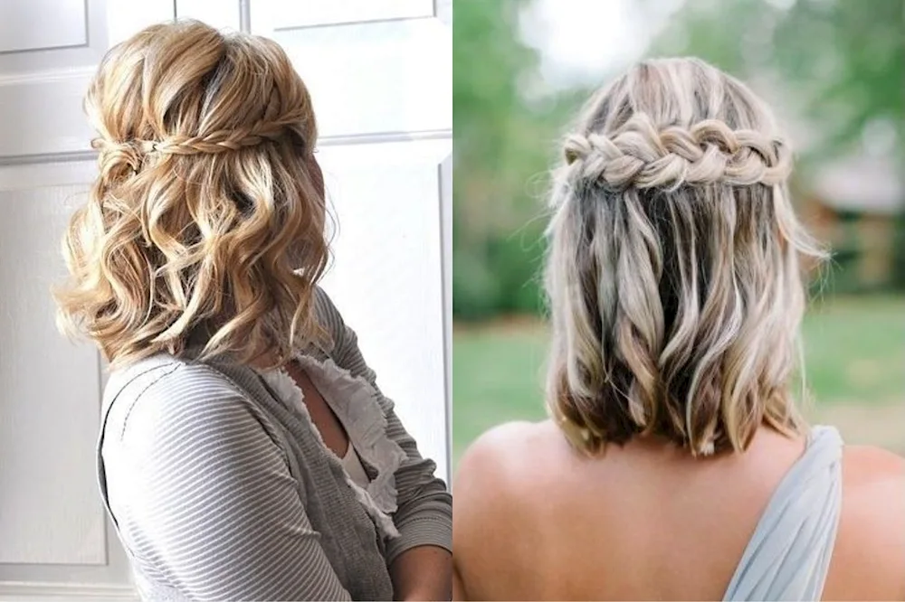 Shoulder-length braid hairstyles