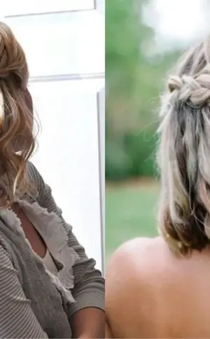 Shoulder-length braid hairstyles