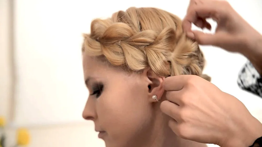 Braid from ponytails