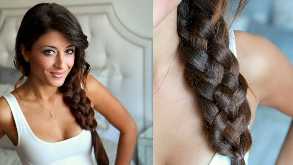 A hairstyles with braids