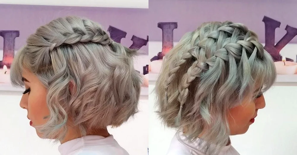 Braid hairstyles with braids for short hair hair
