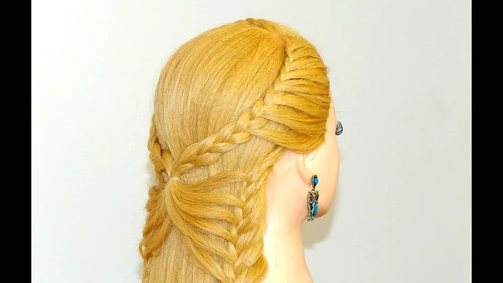 Hairs with rubber bands
