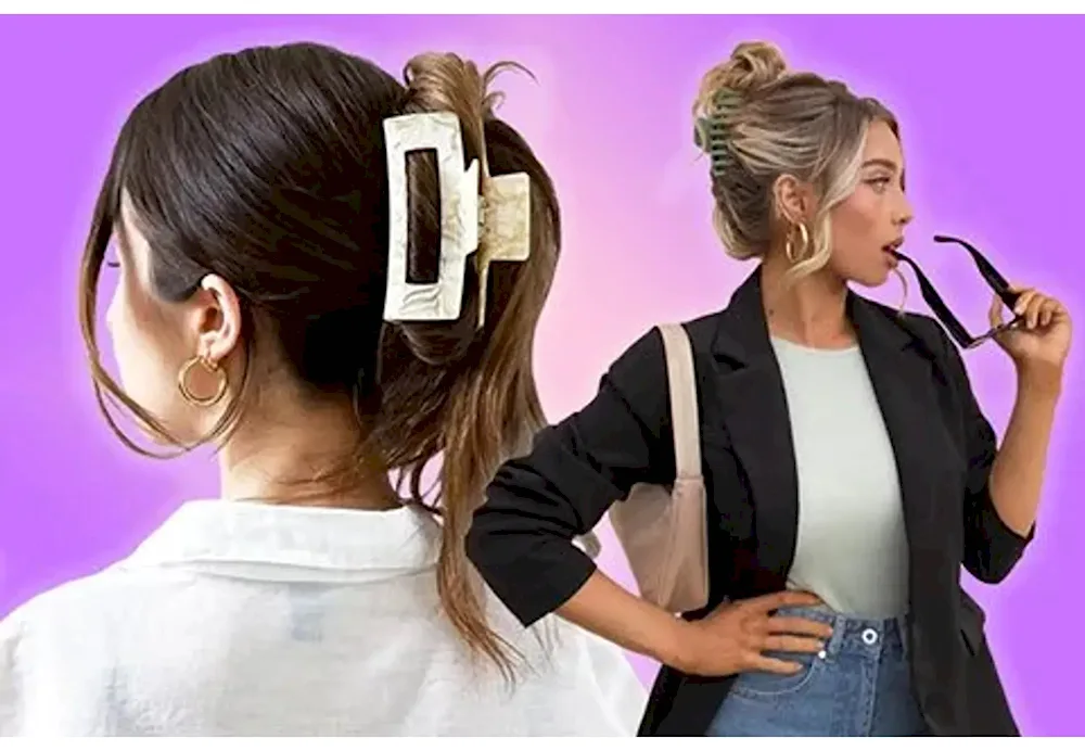 Crab hairstyle