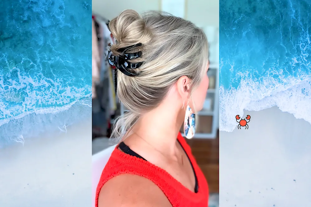 Crab hairstyles for long hair