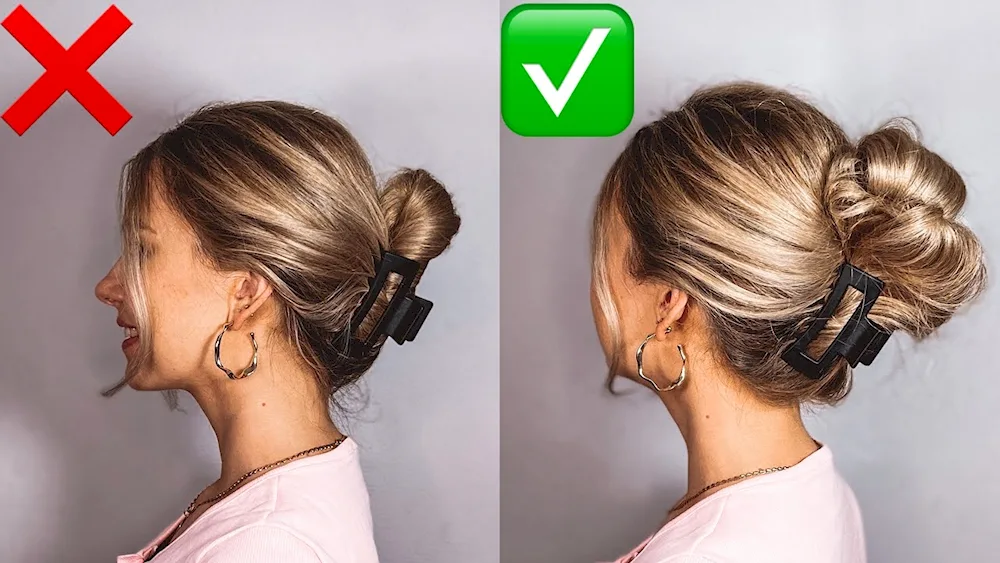 How does hair padding look like photo