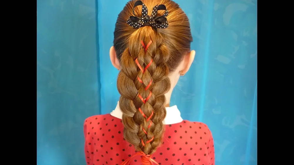 Girl with braids