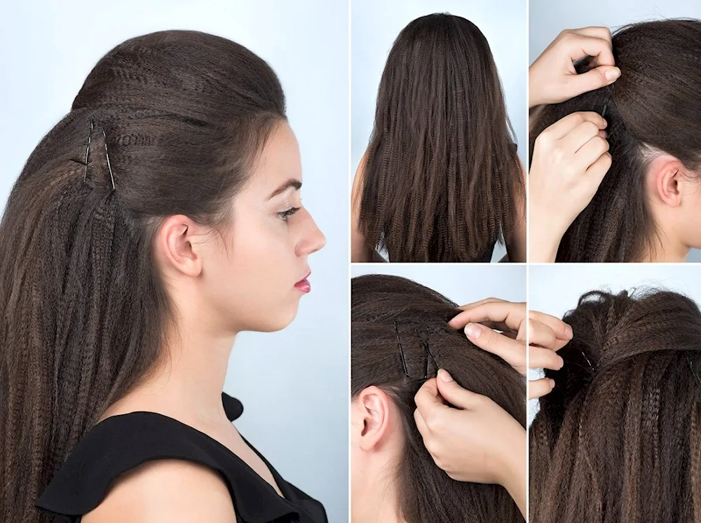 Hairstyles with hairpins