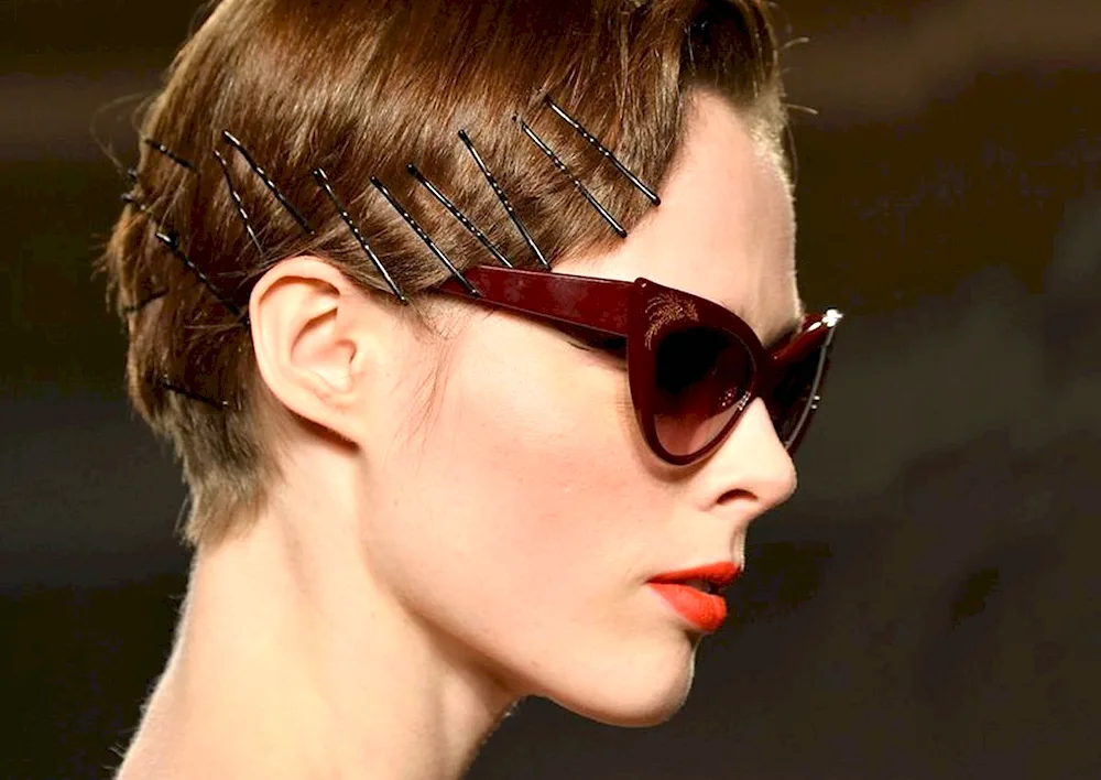 Swirled hairstyles. Hairstyles with curlers