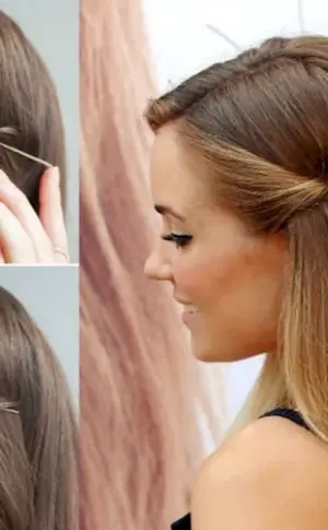 Hairstyles with hairpins