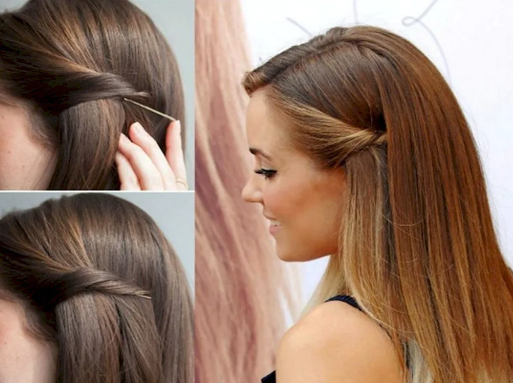 Hairstyles with hairpins