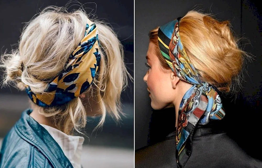 Hairstyles with headscarf