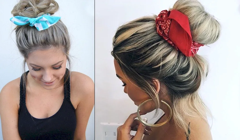 Cute headscarf hairstyles