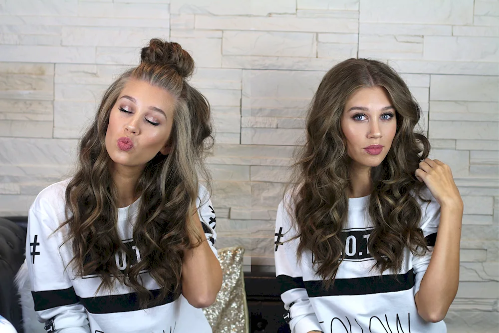 Malvinka ponytail with curls