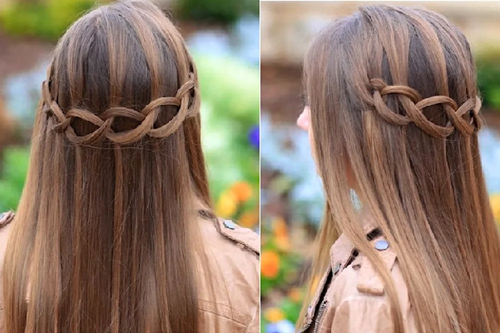 Hairstyle for a teenage girl