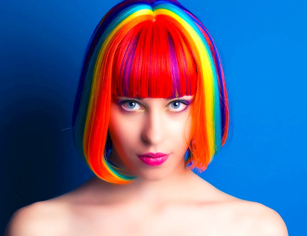 Hairstyles with multicoloured hairstyles hair