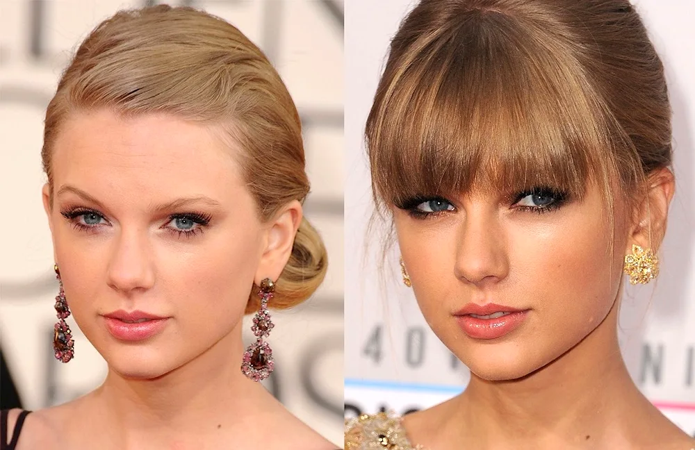 Hairstyles with a closed forehead
