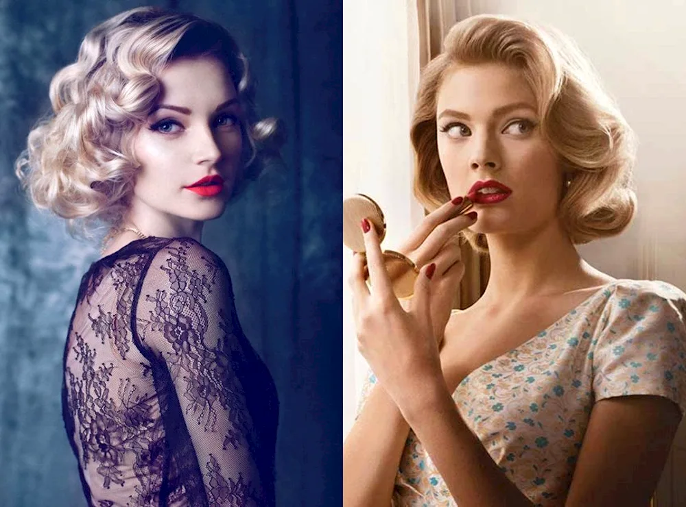 Retro style hairstyles
