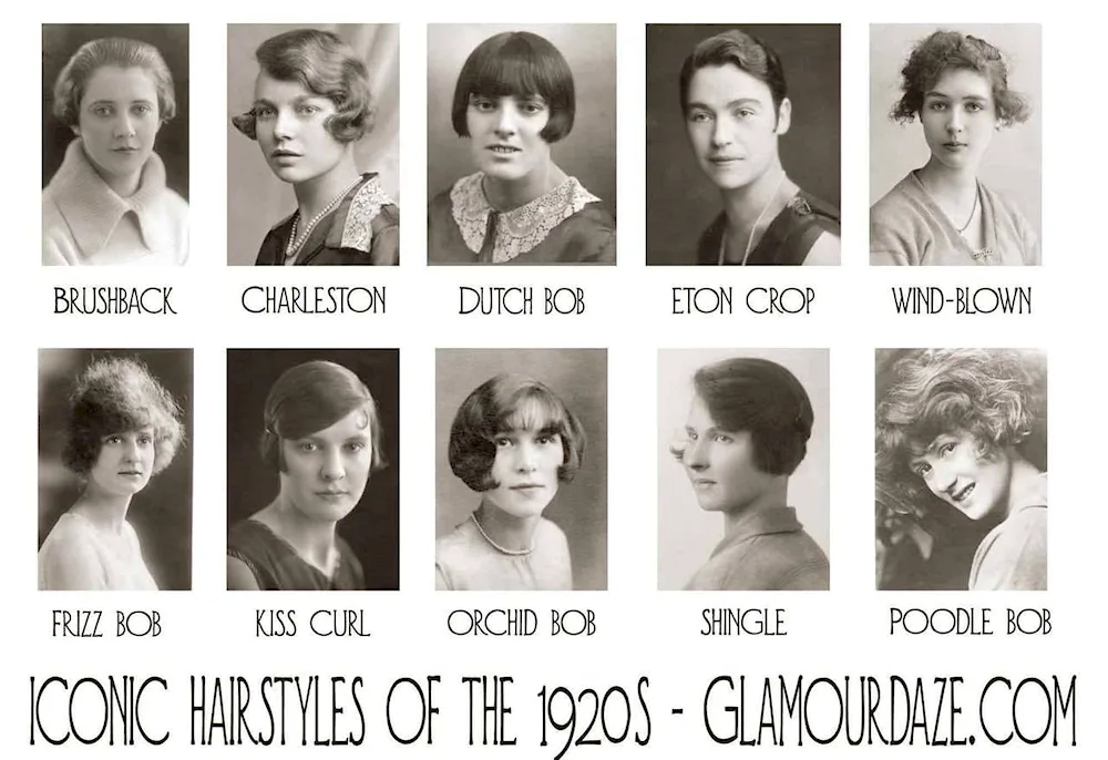 Women's hairstyles 20s England