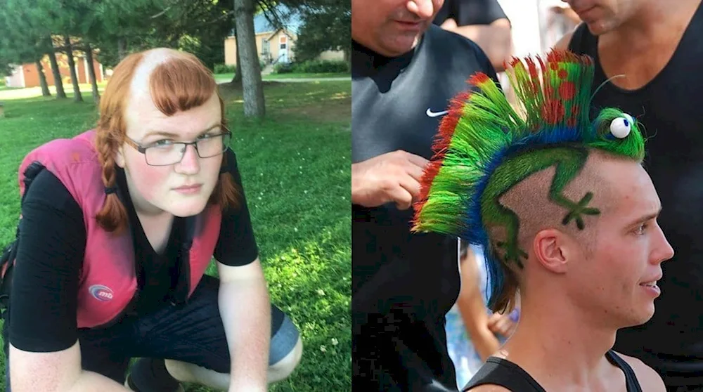 Woman hairdresser