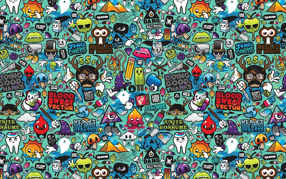 Sticker background