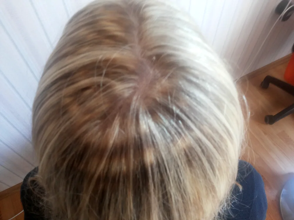 Backcombing and toning