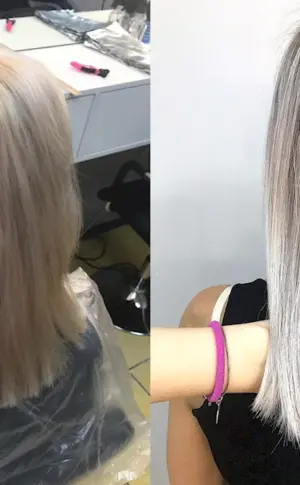 Balayage balayage on outgrown roots