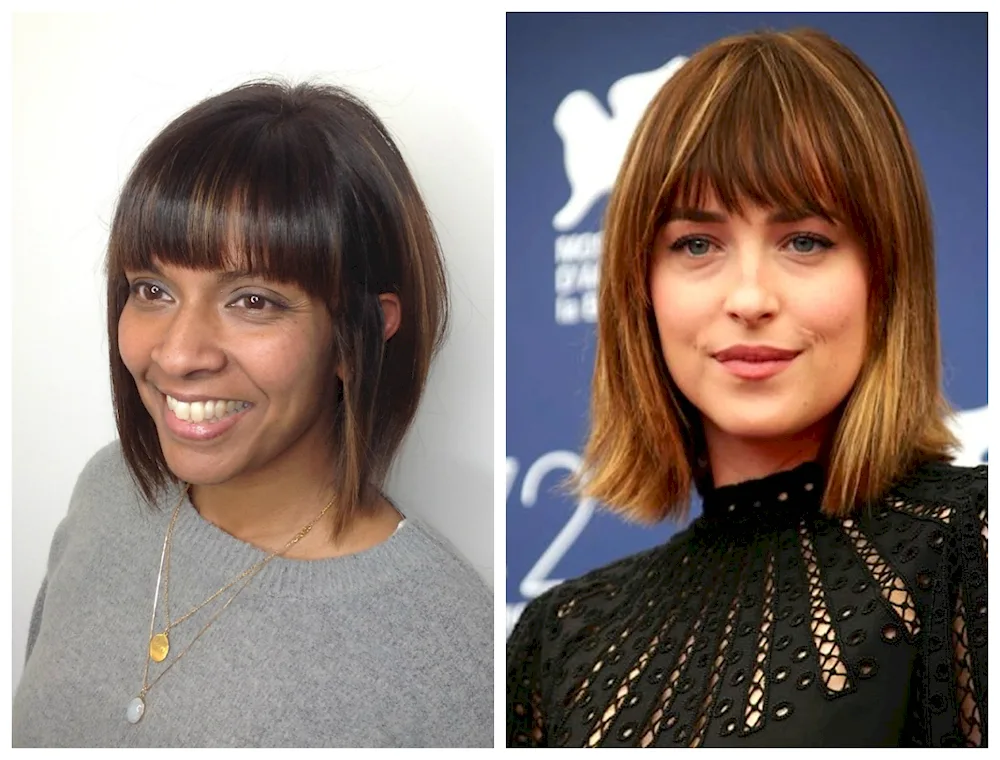 Try on bangs
